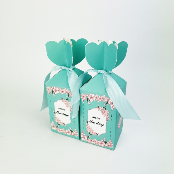 喜(xi)糖盒-淺綠花(hua)語